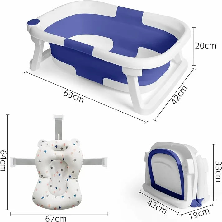 Baignoire bébé pliable – Compacte et gain de place