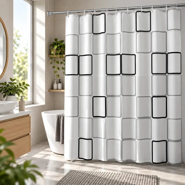 Rideau de douche PEVA – Imperméable et anti-moisissure