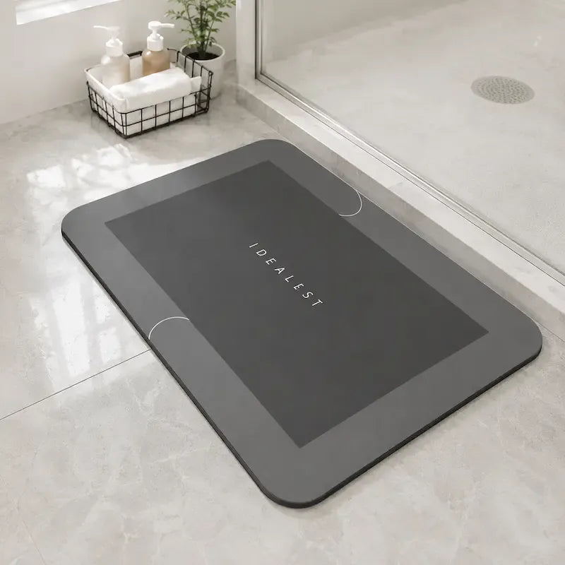Tapis de bain diatomite super absorbant
