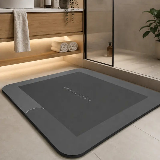 Tapis de bain diatomite super absorbant