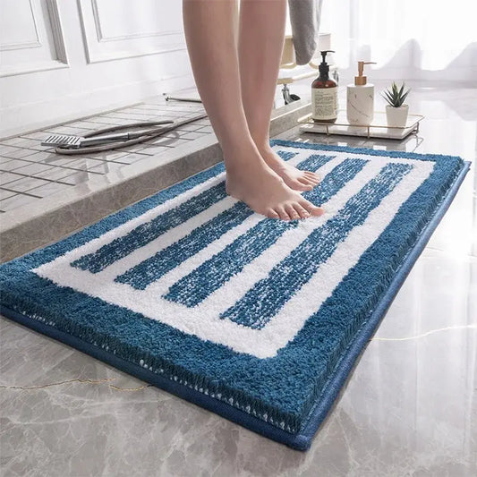 Tapis de bain microfibre floqué – Douceur absorbante