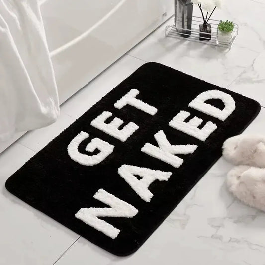 Tapis de bain polymère touffu coloré – Déco fun & confort