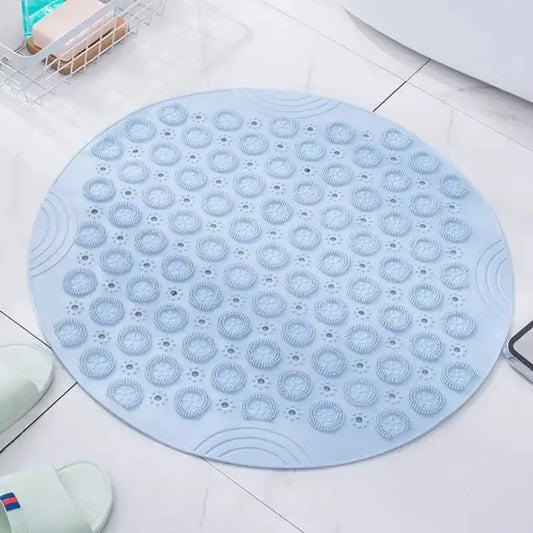 Tapis de douche rond antidérapant – Massage drainant