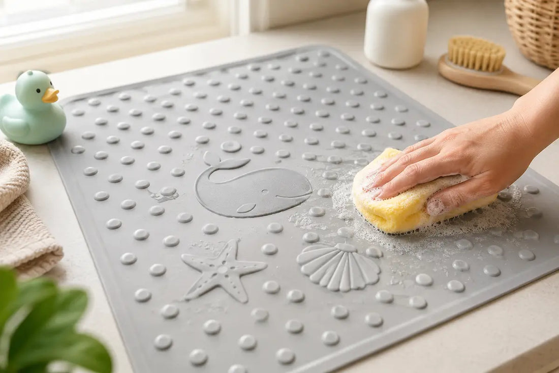 Comment nettoyer un tapis de bain bébé en toute sécurité ?