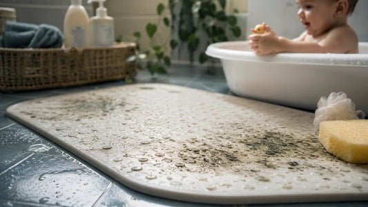 Tapis de bain bébé : les risques cachés des moisissures