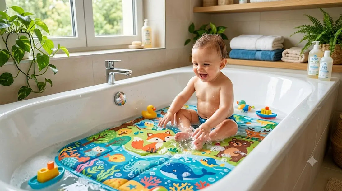 Tapis de bain bébé : quel motif choisir selon son âge ?