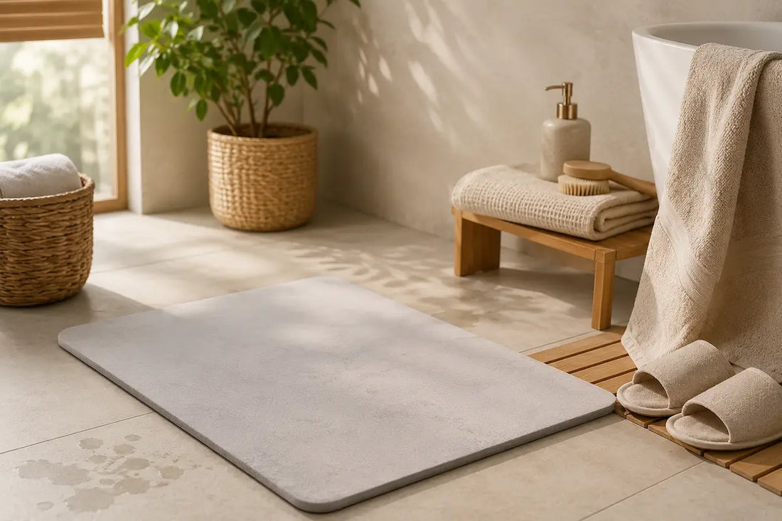 Tapis de bain diatomite : guide complet, conseils et entretien