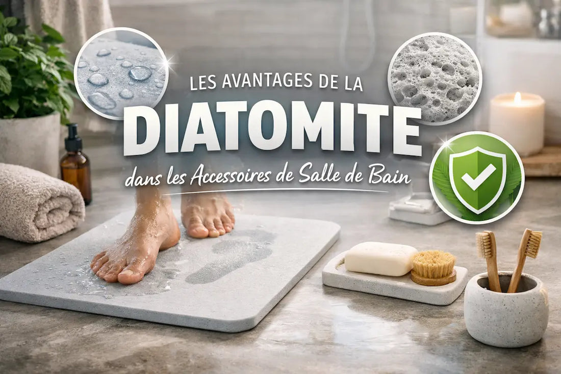 Diatomite salle de bain : avantages, utilisations et conseils