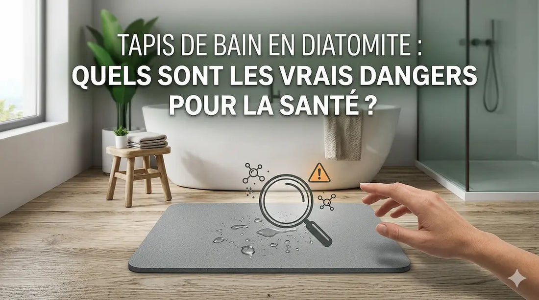 Tapis de bain diatomite danger : risques et précautions