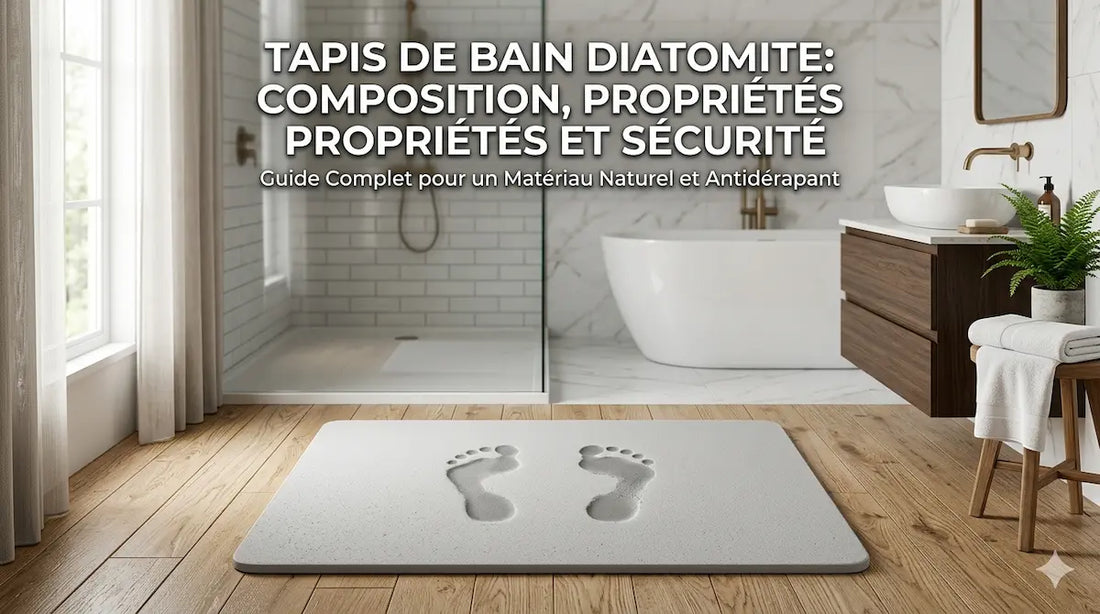 Tapis de bain diatomite : composition, propriétés et sécurité