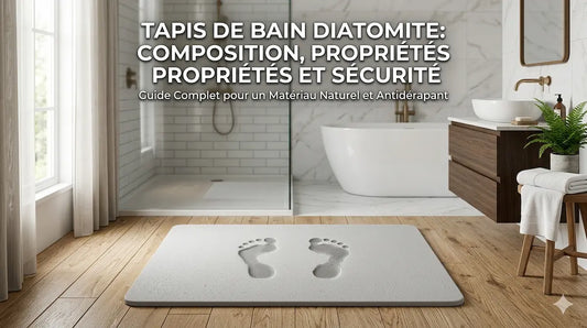 Tapis de bain diatomite : composition, propriétés et sécurité