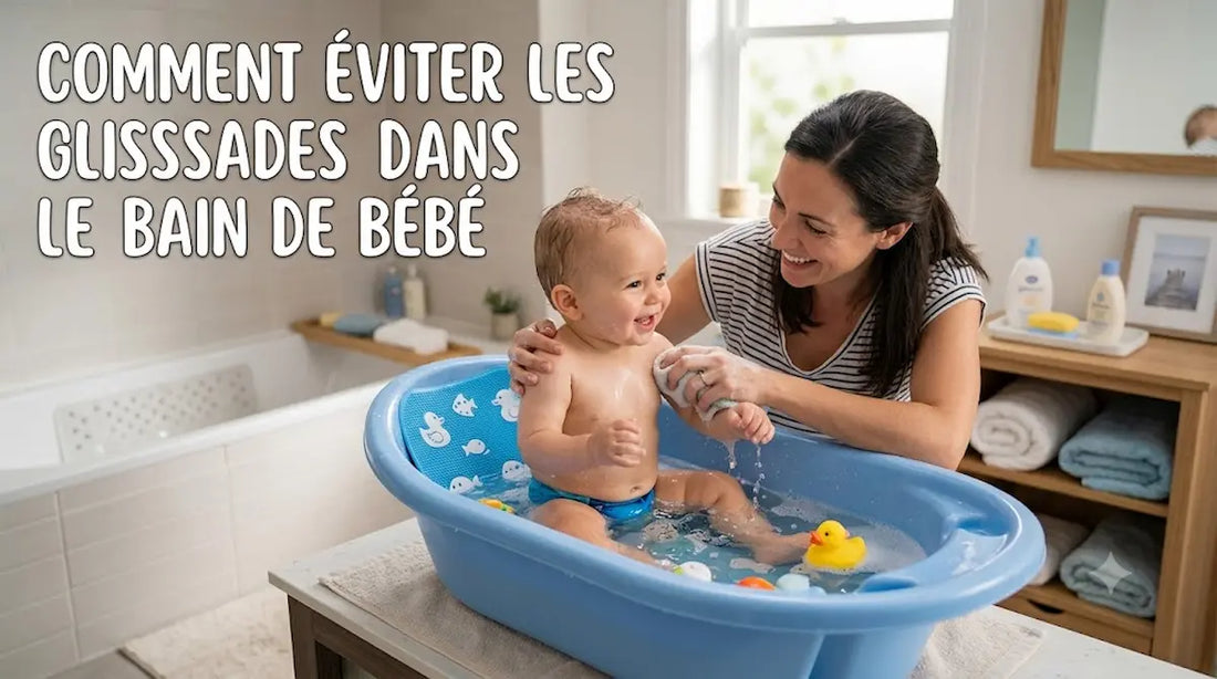 Comment éviter les glissades dans le bain de bébé