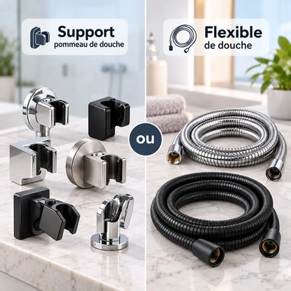 Support pommeau de douche & flexible – Pièces détachées