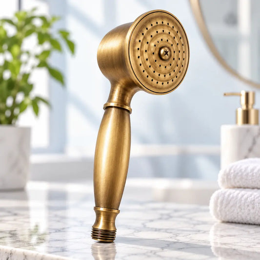 Pommeau de douche en laiton – Style rétro élégant