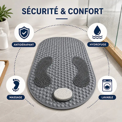 Tapis de douche hydrofuge frottant