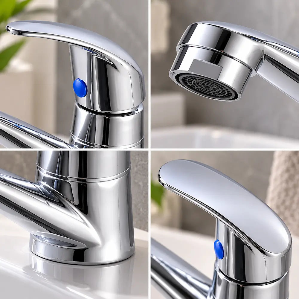 Robinet de lavabo – Alliage et arrivée d’eau froide