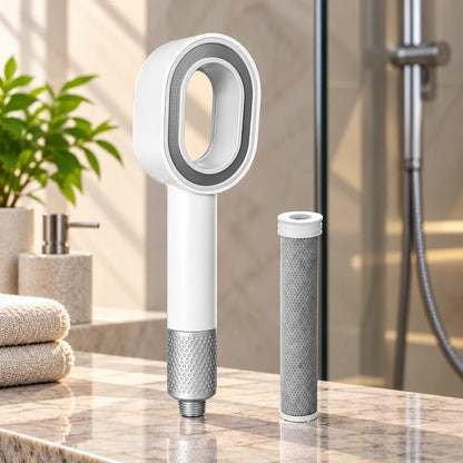 Pommeau de douche purifiant – Haute pression et filtration des impuretés