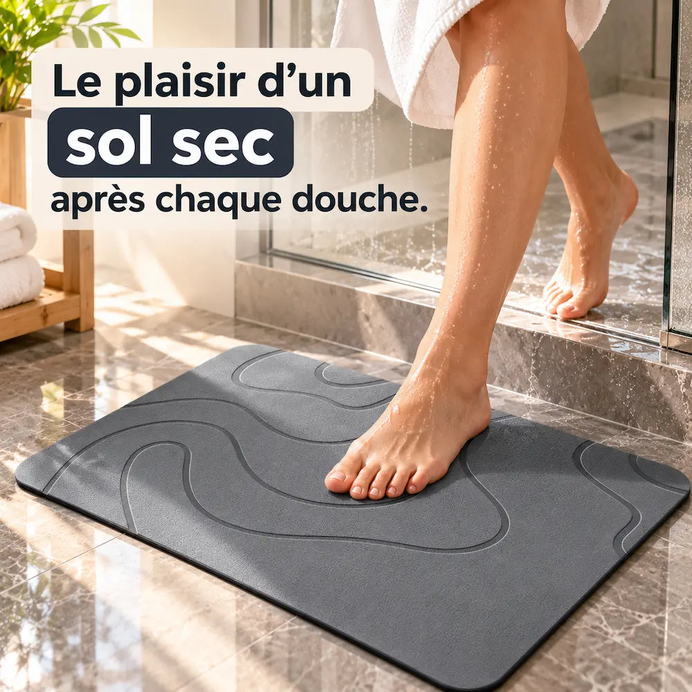 Tapis de bain intérieur – Absorption rapide