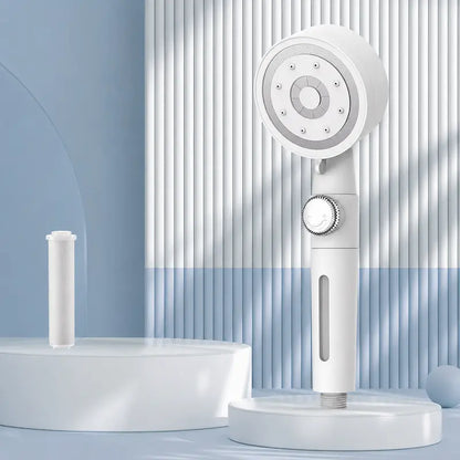 Pommeau de douche pressurisé 5 jets – Débit réglable