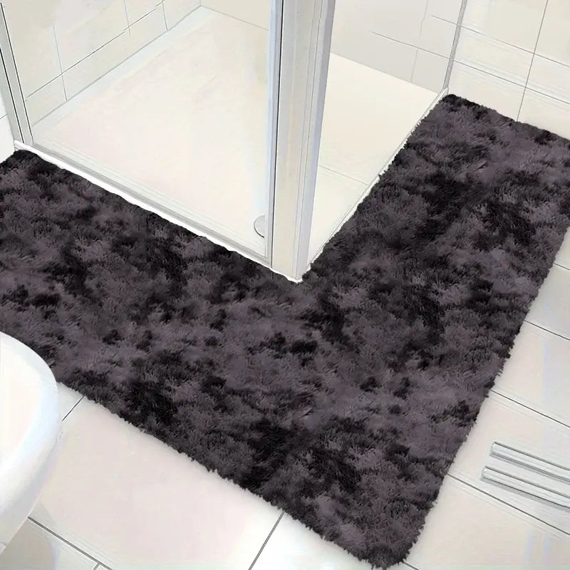 Tapis de bain en L