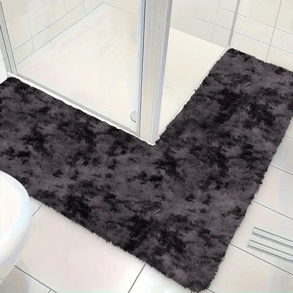 Tapis de bain en L