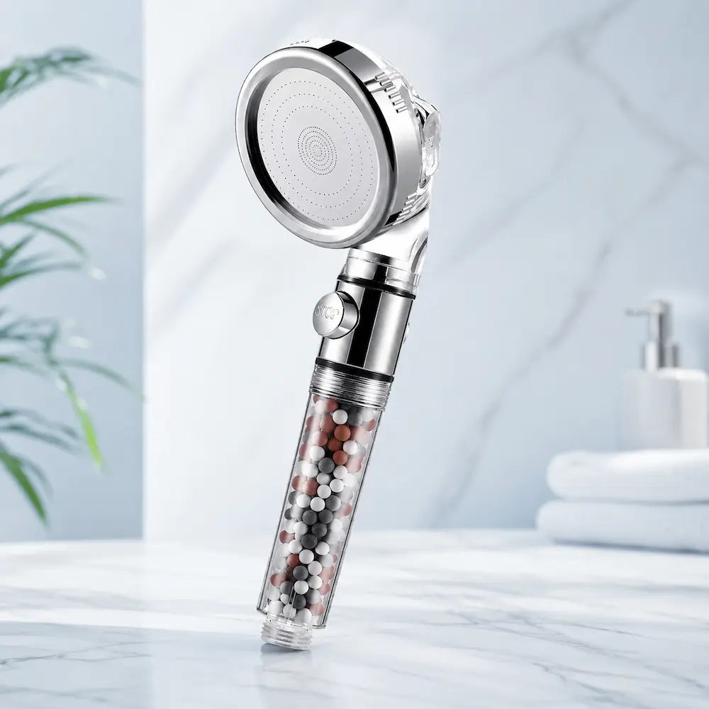 Pommeau de douche filtrant 3 modes – Haute pression purifiante