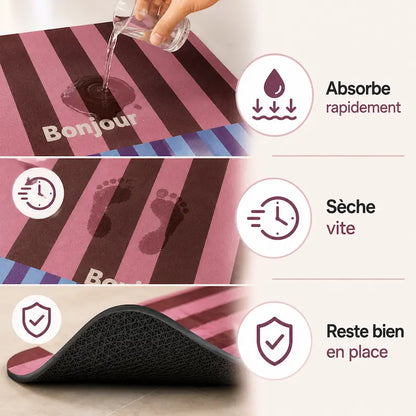 Tapis de bain diatomite Bonjour