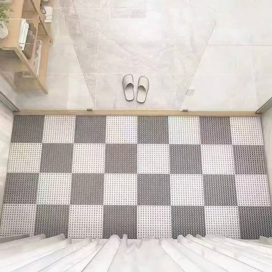 Ensemble tapis de douche drainant – Évacuation rapide de l’eau