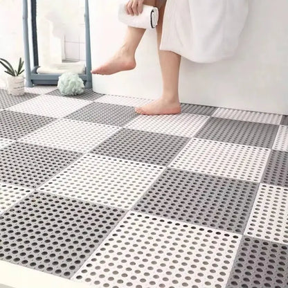 Ensemble tapis de douche drainant – Évacuation rapide de l’eau
