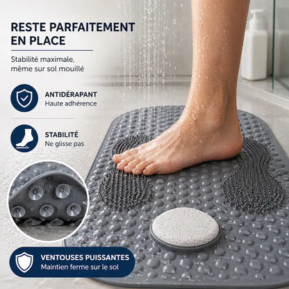 Tapis de douche hydrofuge frottant