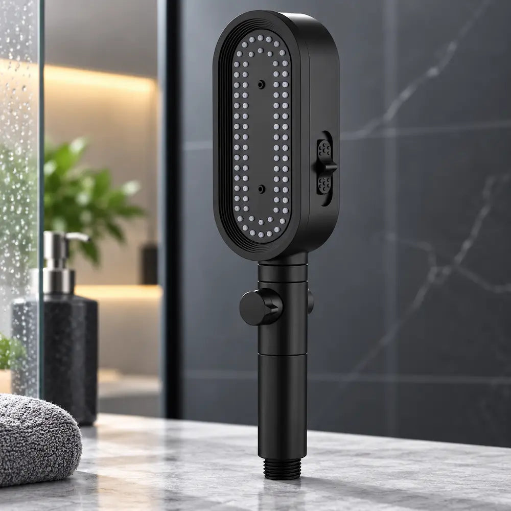 Pommeau de douche 3 jets – Massage, filtration et haute pression