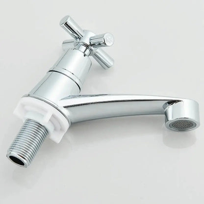 Robinet de lavabo chromé – Mitigeur traditionnel chaud & froid