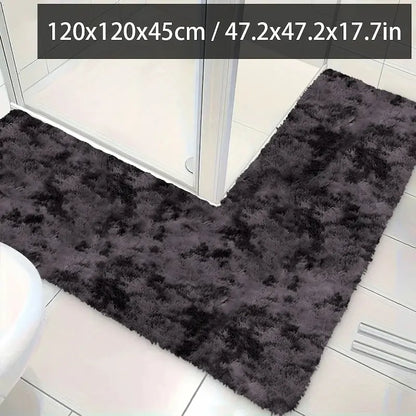 Tapis de bain en L