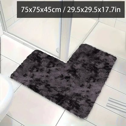 Tapis de bain en L