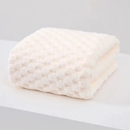 Serviette velours nuage corail - Super absorbante