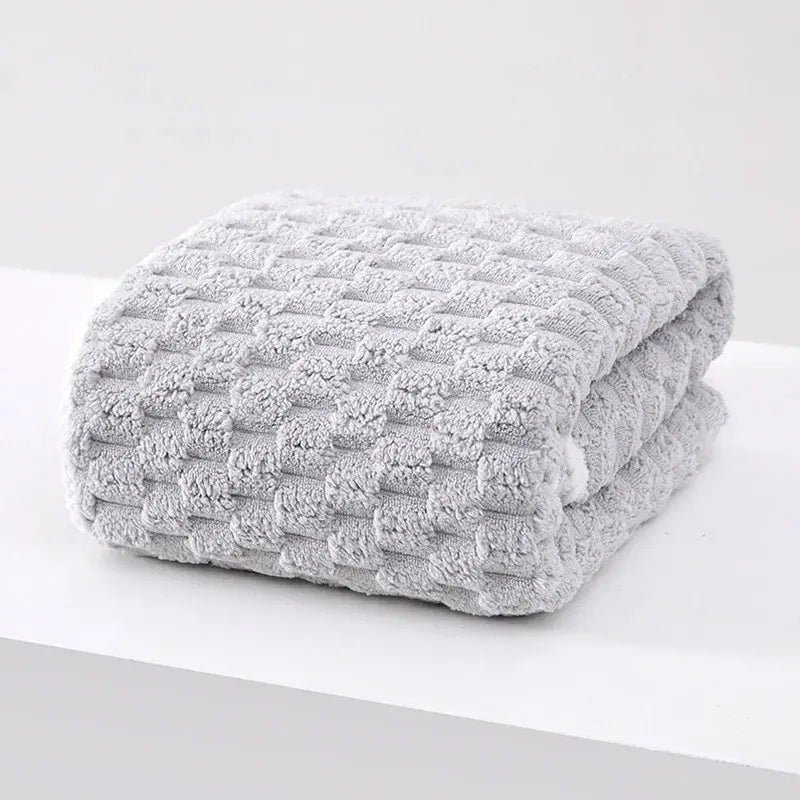 Serviette velours nuage corail - Super absorbante