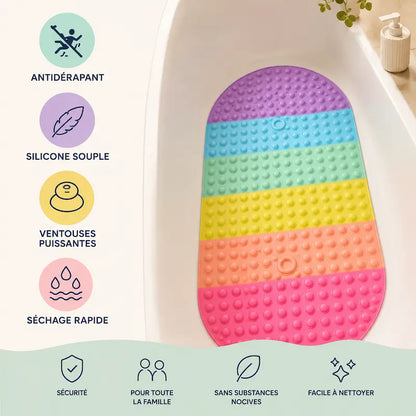 Tapis de baignoire Pop-bulle