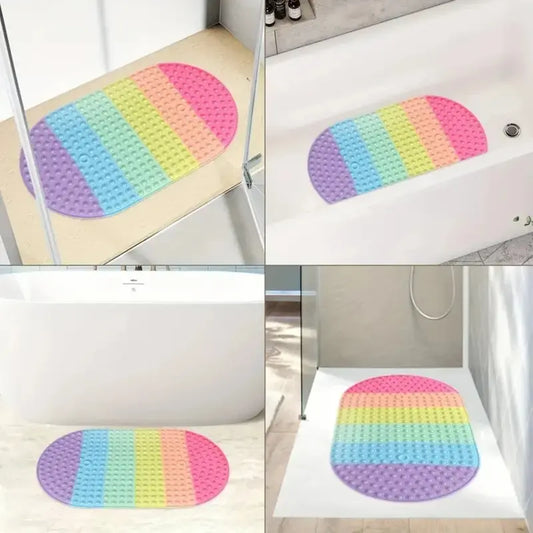 Tapis de baignoire Pop-bulle – Antidérapant ludique