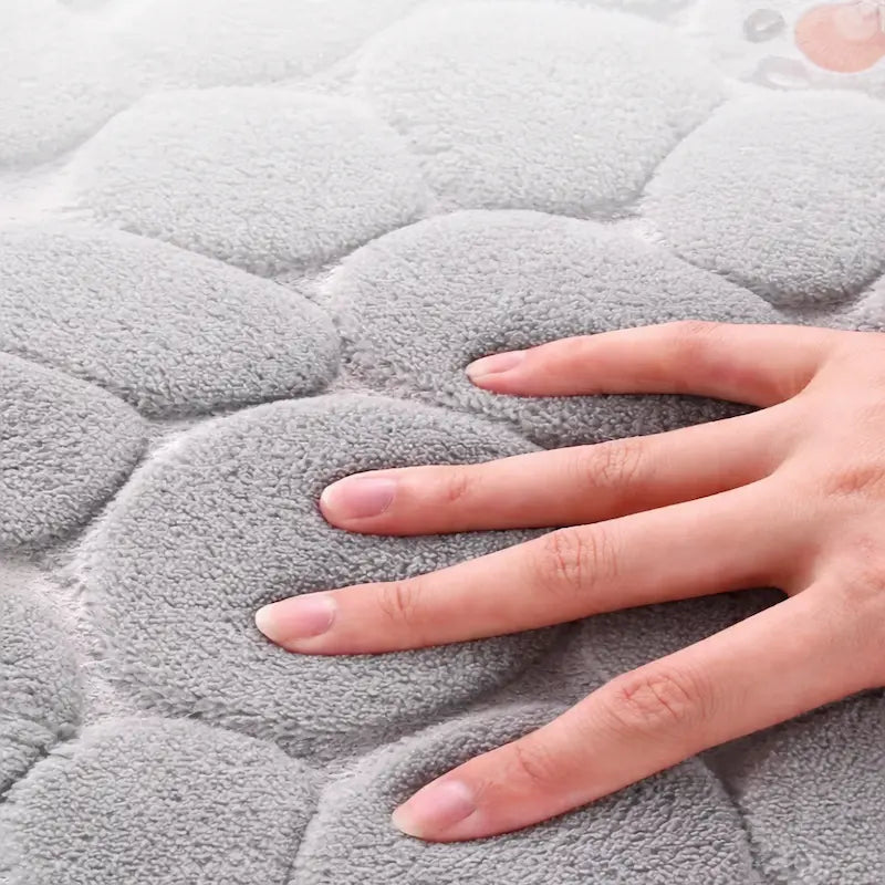 Tapis de bain 3D – Séchage Rapide & Antidérapant
