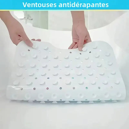 Tapis de bain bébé antidérapant – Monde marin ludique