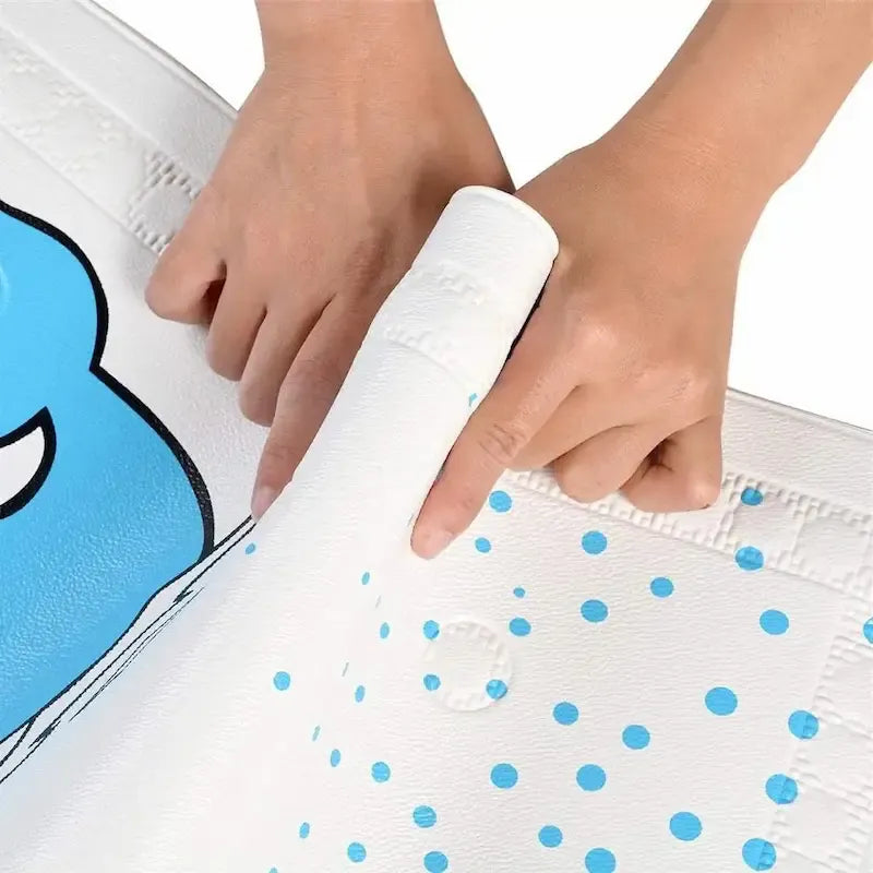 Tapis de bain bébé avec soutien dorsal – Confort sécurisé
