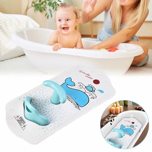 Tapis de bain bébé avec soutien dorsal – Confort sécurisé