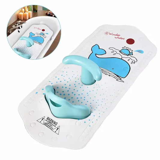 Tapis de bain bébé avec soutien dorsal – Confort sécurisé