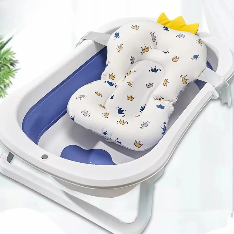 Tapis de bain bébé maille flottante – Soutien doux antidérapant
