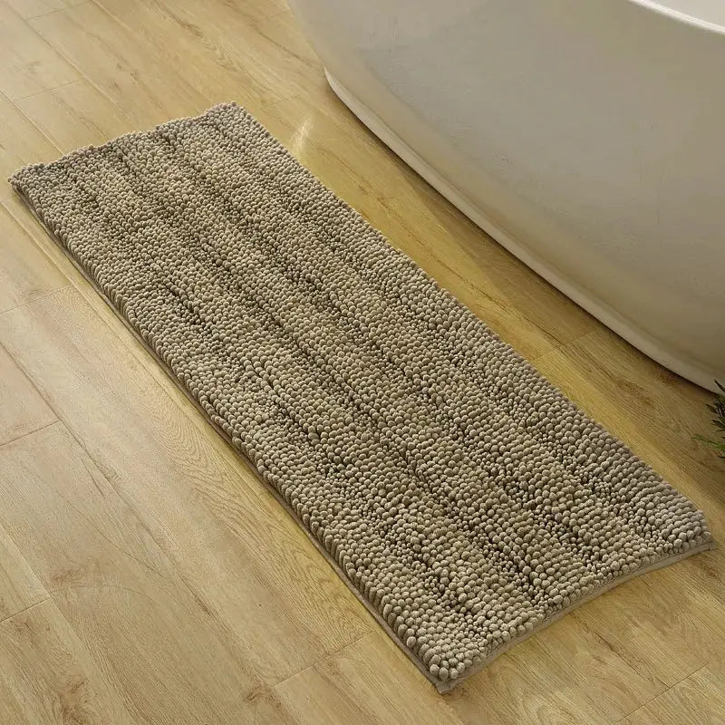 Tapis de bain chenille coordonné - Douceur absorbante