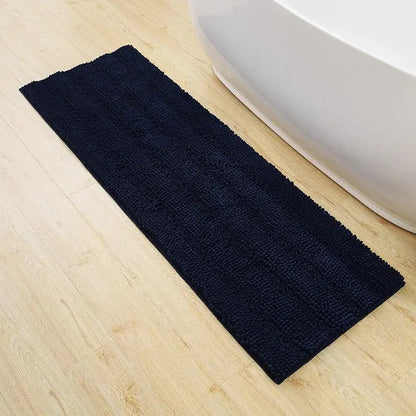 Tapis de bain chenille coordonné - Douceur absorbante