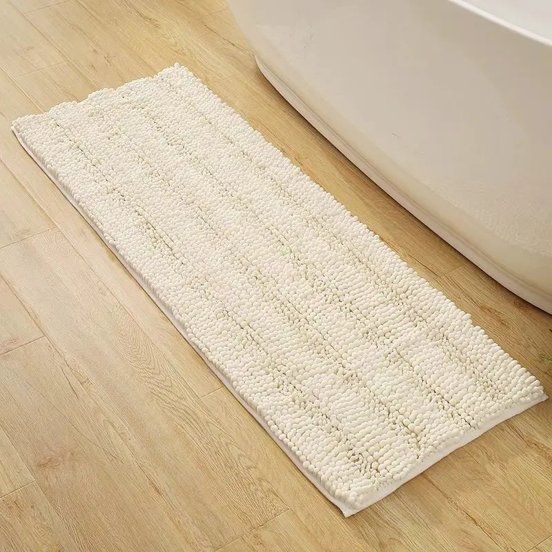 Tapis de bain chenille coordonné - Douceur absorbante