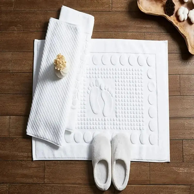 Tapis de bain coton hôtel - Ultra absorbant