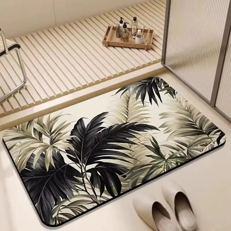 Tapis de bain diatomite absorbant – Antidérapant propre