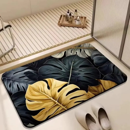 Tapis de bain diatomite absorbant – Antidérapant propre